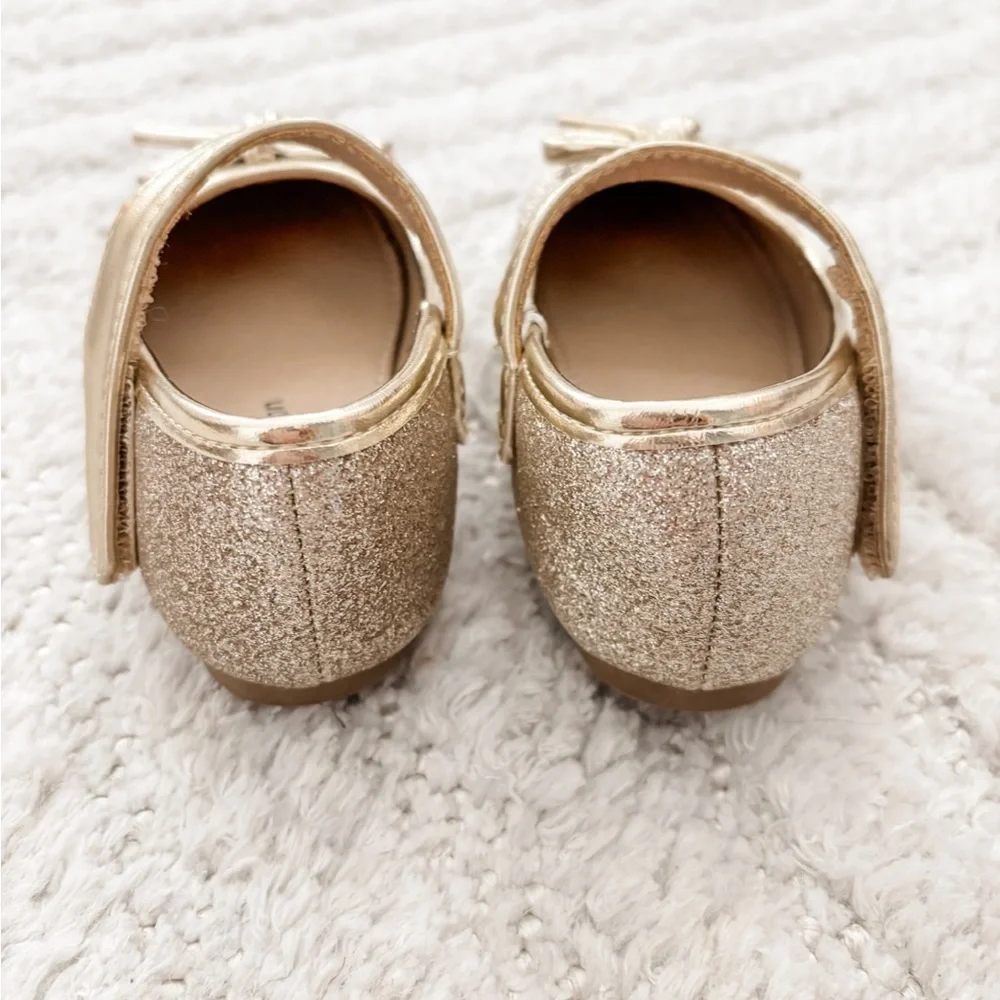 THEE BRON Girl's Toddler/Little Kid Ballet Mary Jane Flat Dress Shoes - Size 6